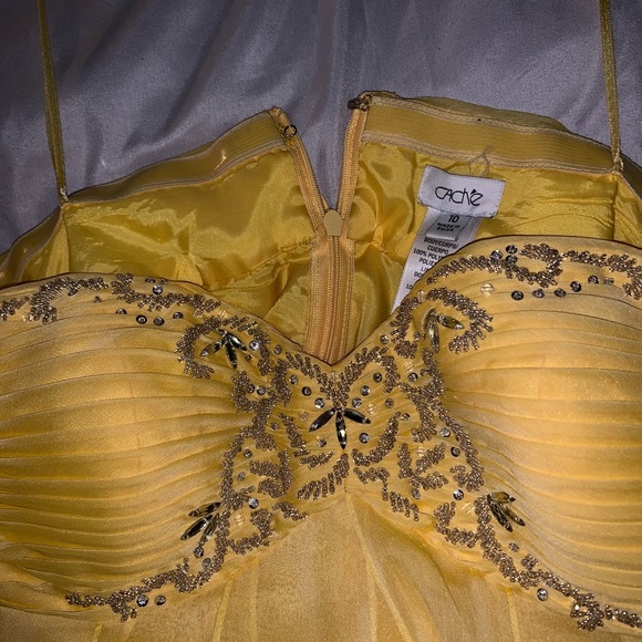Formal yellow dress! Perfect for Prom season!! - Picture 5 of 5
